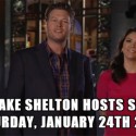 Blake Shelton Gets Ready To Host And Perform On SNL [VIDEO]