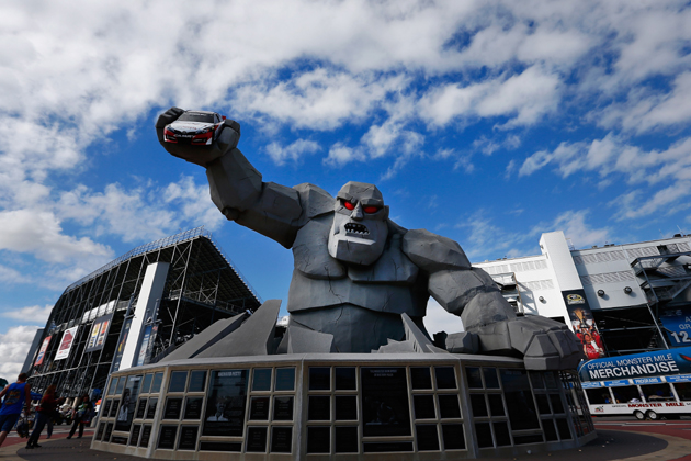 Miles the Monster at Dover International Speedway