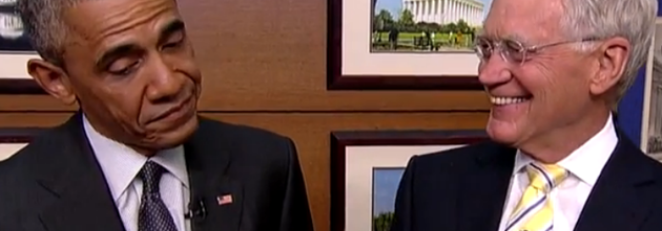 Presidents Help David Letterman End Late Night Run [VIDEO]