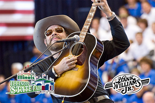 Hank Williams Jr. at the 2015 IL State Fair