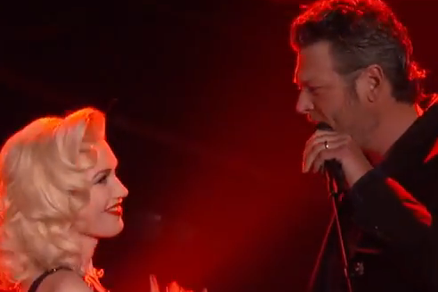 Gwen And Blake sing in opener for 2014 Season From: youtube