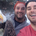Brothers Free a Trapped Bald Eagle after Taking a Selfie