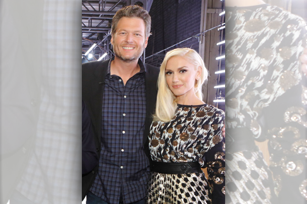 Gwen Stefani and Blake Shelton
