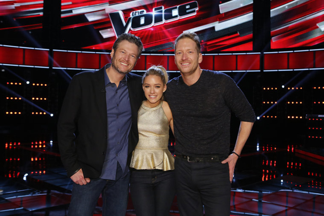 Blake Shelton, Emily Ann Roberts, Barrett Baber