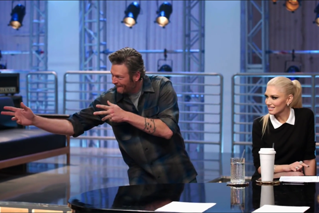 Blake Shelton and Gwen Stefani