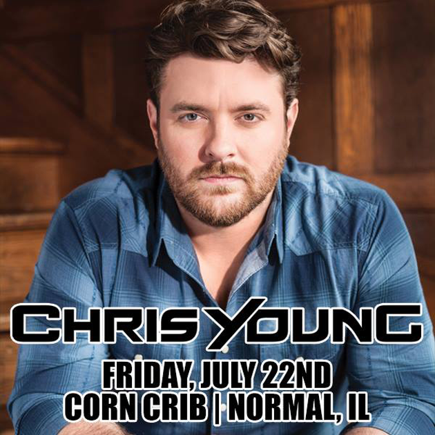 Chris Young at Corn Crib July 22nd