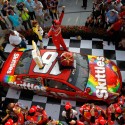 Kyle Busch Kisses The Bricks Again at Indianapolis [VIDEO, PHOTOS]