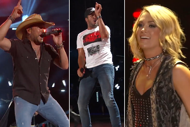 Jason Aldean, Luke Bryan, Carrie Underwood