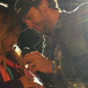 Luke Bryan Trades Autographs with Little Girl [VIDEO]