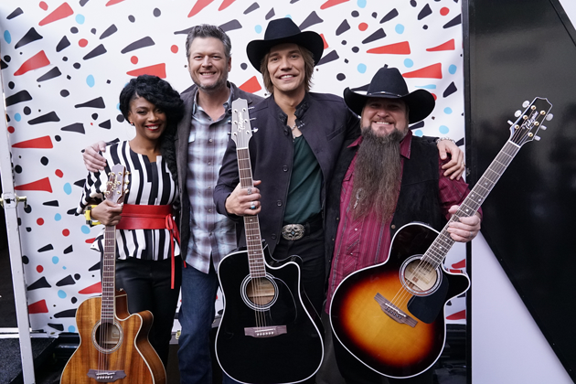 Team Blake backstage for "Live Top 12 Eliminations" on 'The Voice' Season 11