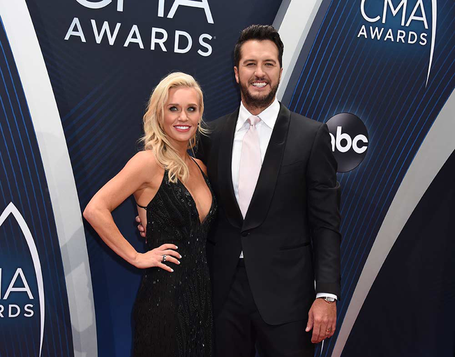 Caroline and Luke Bryan