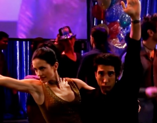 Ross and Monica Dance Routine on Friends