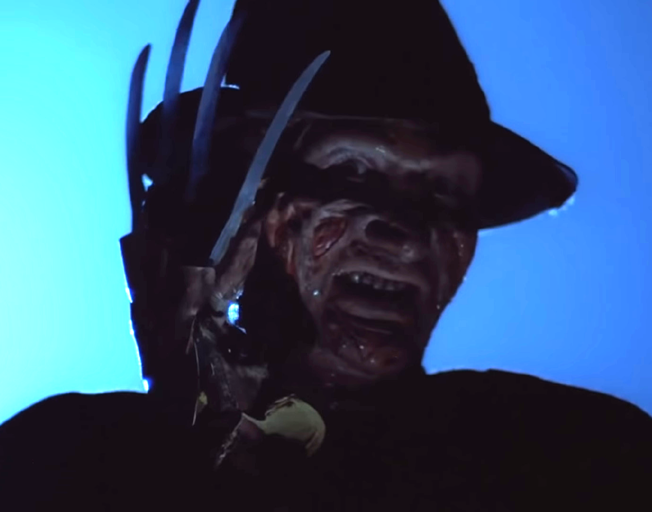 The "Freddy Krueger" character in 'A Nightmare On Elm Street'
