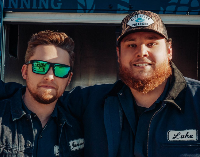 (L-R) Jameson Rodgers and Luke Combs