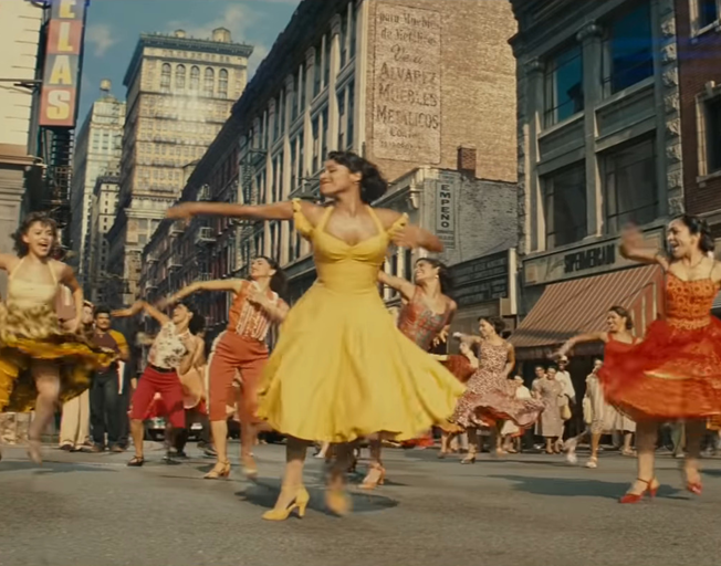 A dance scene in 'West Side Story' 2021