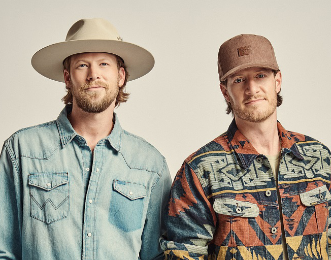 Florida Georgia Line's Brian Kelley (L) and Tyler Hubbard (R)