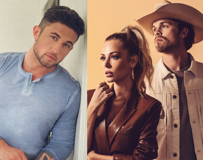 (L-R) Michael Ray, MacKenzie Porter, Dustin Lynch