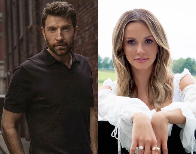 Brett Eldredge and Carly Pearce