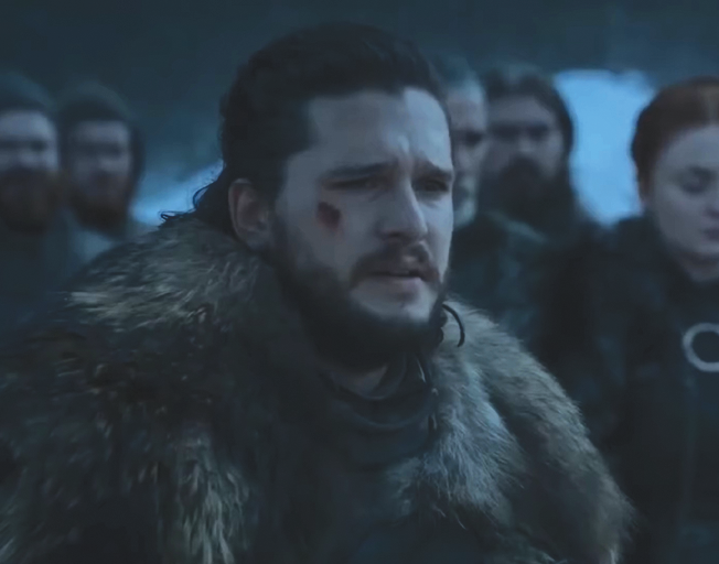 Kit Harrington as "Jon Snow" in 'Game of Thrones'