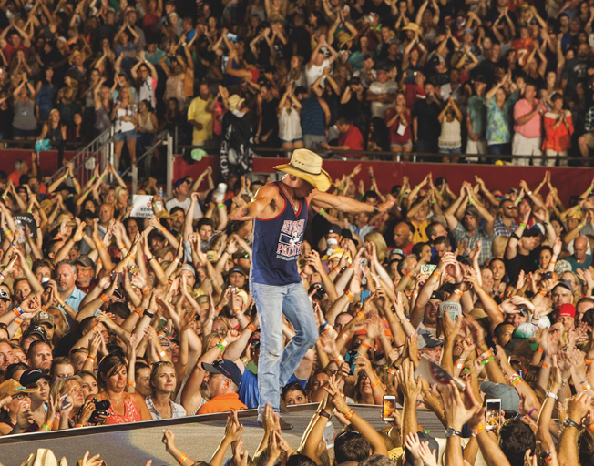 Kenny Chesney on stage