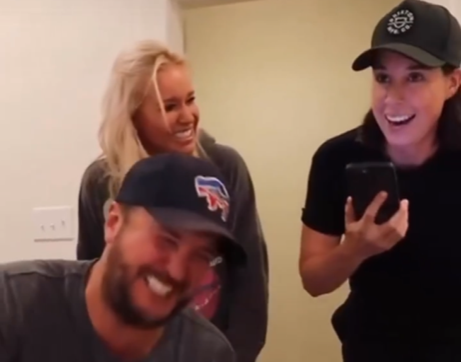 Caroline Bryan, Luke Bryan and Danae Hays