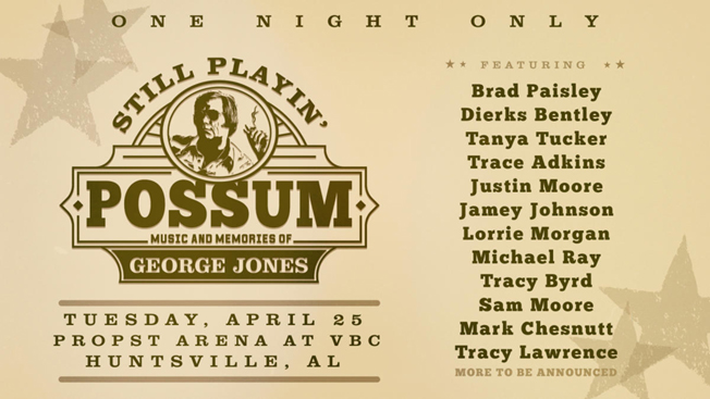 "Still Playin' Possum" concert poster