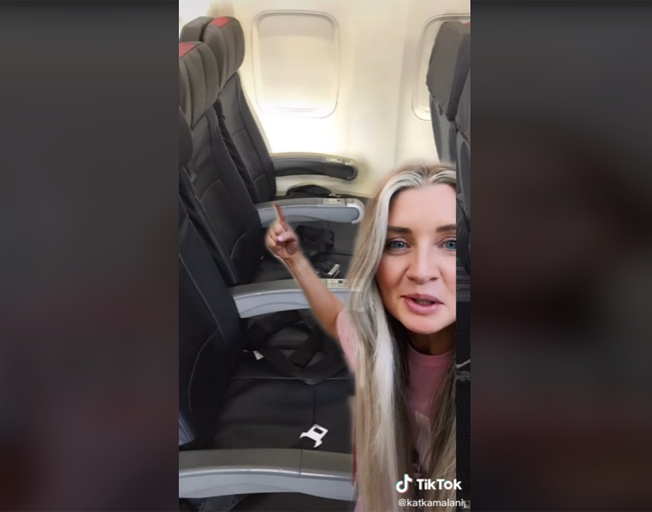 Kat Kamalani in TikTok video