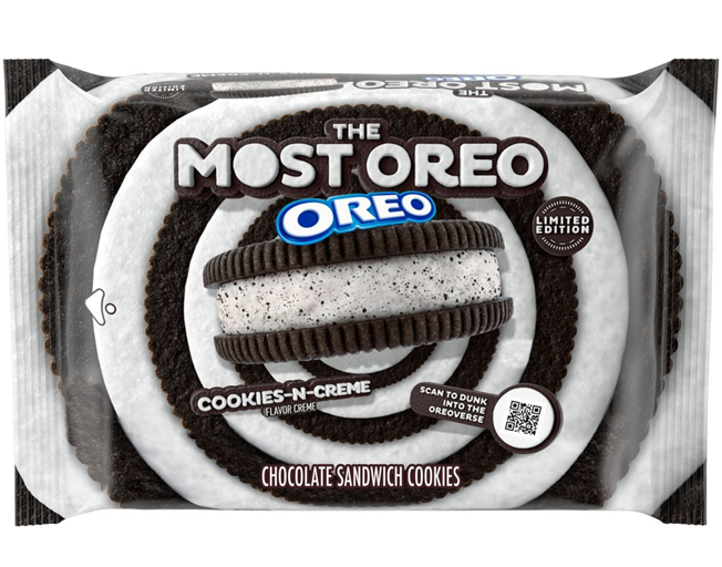 A package of The Most Oreo Oreo cookies