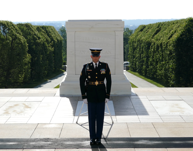 Tomb of the Unknown Soldier at Arlington National Cemetery