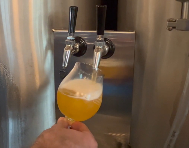 Beer made from air conditioner condensation
