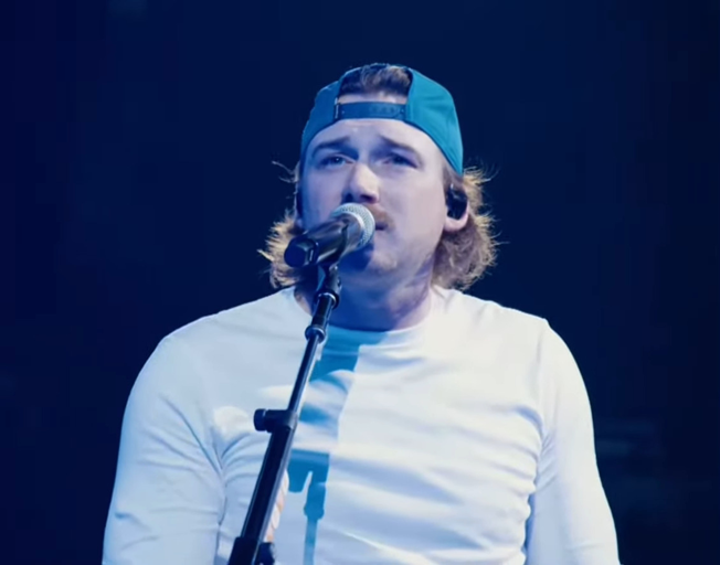 Morgan Wallen performing at Bridgestone Arena 03-03-23