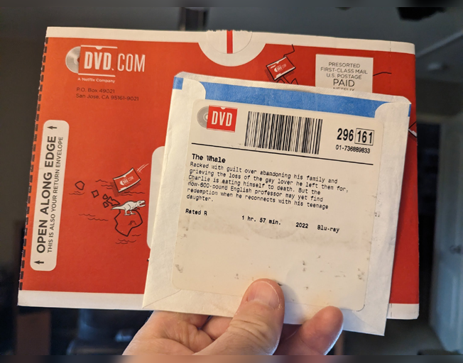 A Netflix red envelope