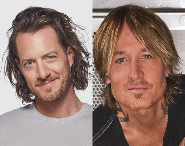 Tyler Hubbard and Keith Urban