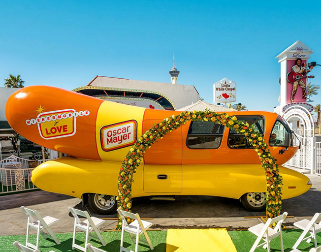 The Oscar Mayer "Wienermobile of Love" chapel