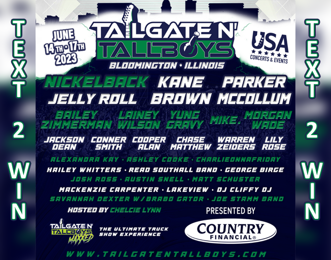 B104 Memorial Day Weekend Text 2 Win Tailgate N Tallboys Tickets