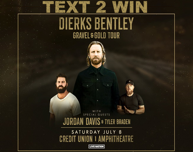 Dierks Bentley at Tinley Park Text 2 Win