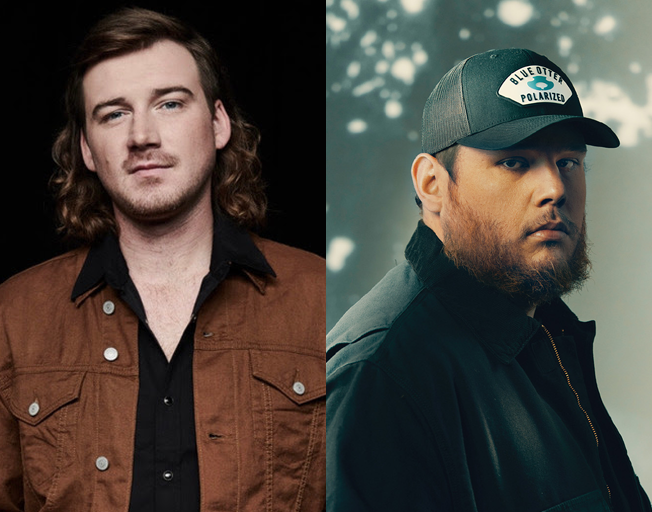 (L-R) Morgan Wallen and Luke Combs