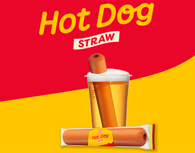 Oscar Mayer Hot Dog Straw