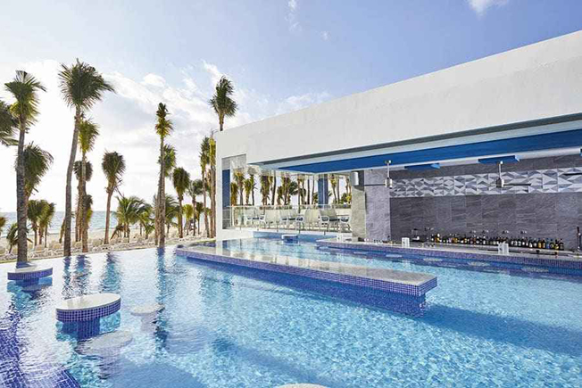Pool Bar at Riu Palace Riviera Maya