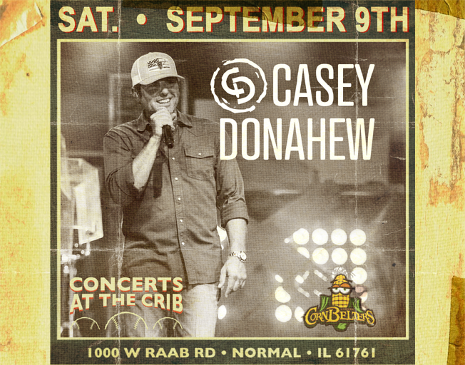 Casey Donahew at The Corn Crib Sat., Sept. 9th