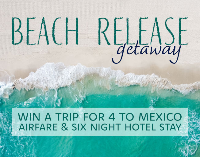 B104 Beach Release Getaway with Direct Travel