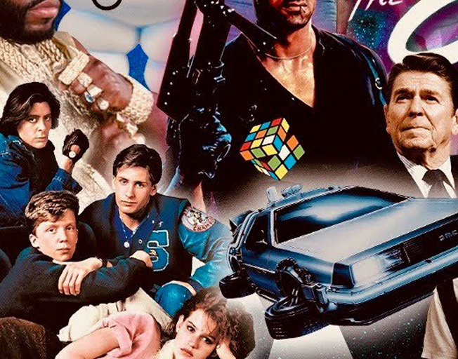 80s collage