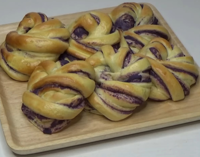 Ube Twisted Bread