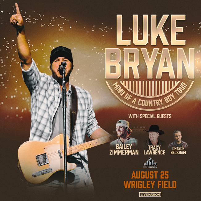Luke Bryan Mind Of A Country Boy Tour 2024 at Wrigley Field