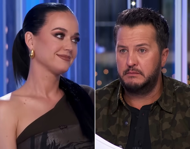 Katy Perry and Luke Bryan on 'American Idol'