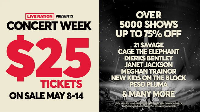 Live Nation Concert Week 2024